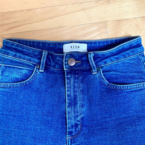 Neuw high waist blue skinny jeans - Picture 2 of 3